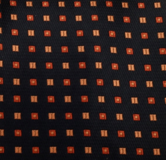 Corbata Diseño Naranja Siena 38