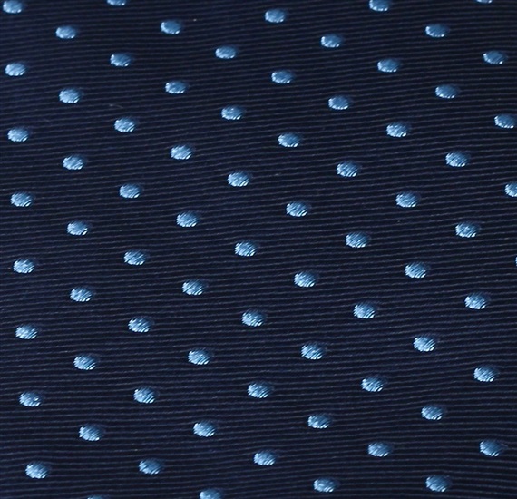Corbata Niño Azul Lunares