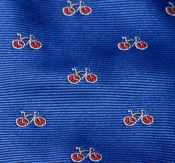 Corbata Niño Azulón con Bicicletas