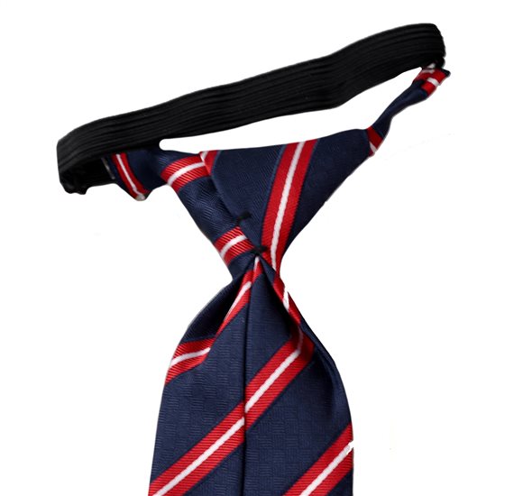 Corbata Niño Rayas Azules y Rojas