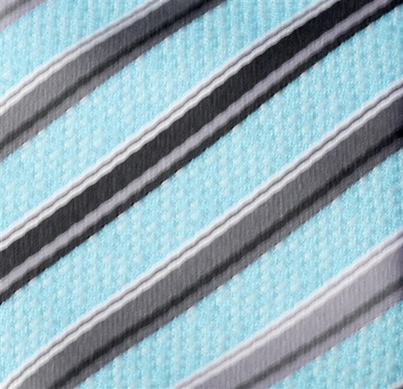 Corbata Niño Turquesa y Gris
