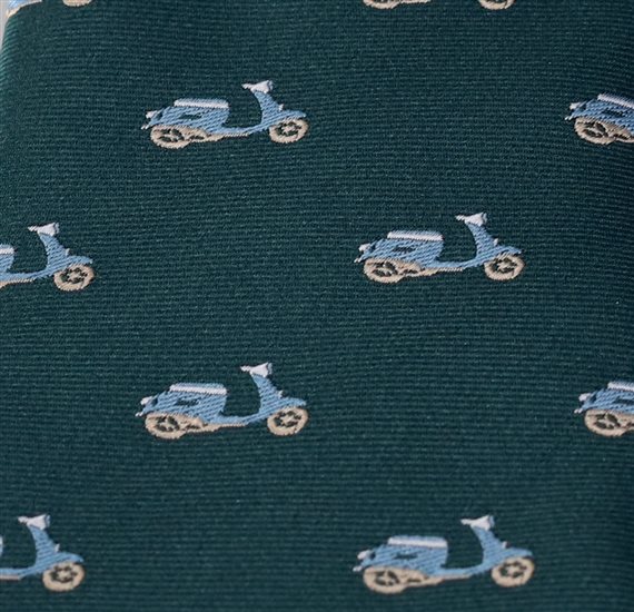 Corbata Niño Verde Vespas