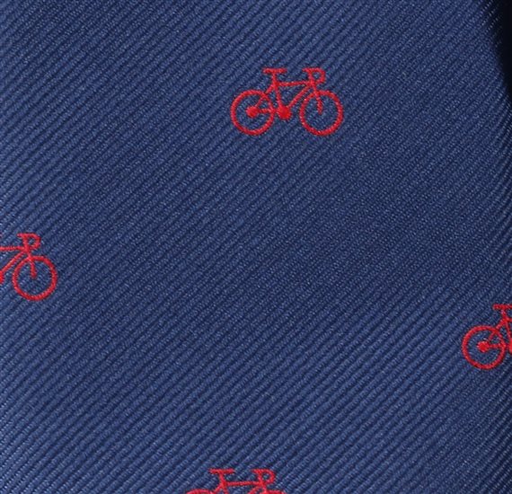 Corbata Niños Azul con Bicis