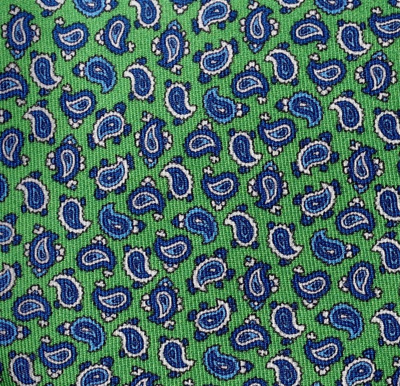 Corbata Verde Seda Italiana