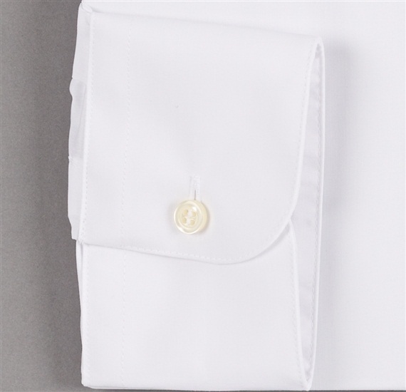 Camisa Kents Vestir Estéreo Blanca Puño