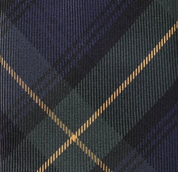 Corbata Cadete Seda Cuadro Escocés