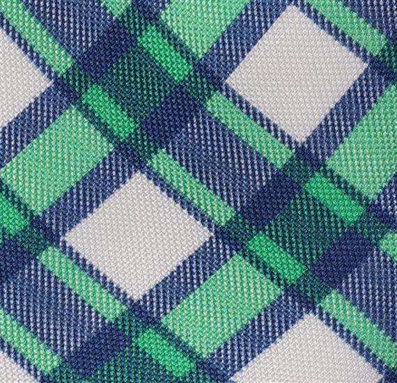 Corbata Cadete Seda Cuadro Escocés