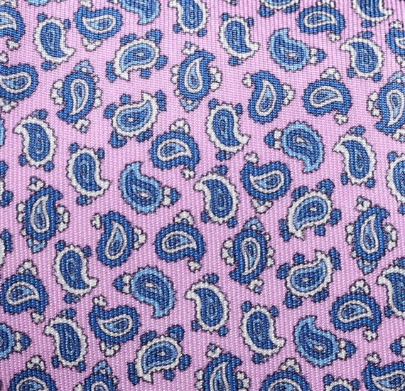 Corbata Cadete Seda Rosa
