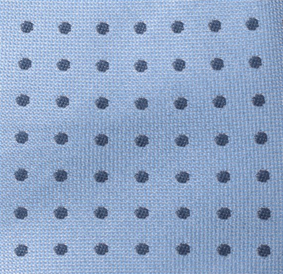 Corbata Comunión Celeste Lunares Tejido