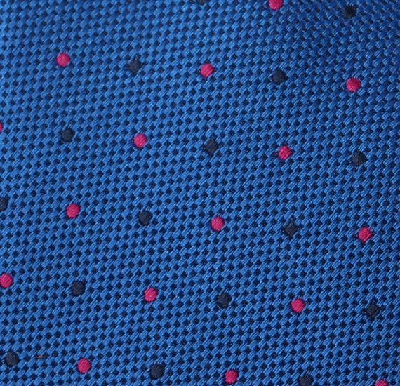 Corbata Estrecha Azulona Lunares
