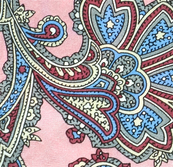 Corbata Lazo Seda Rosa