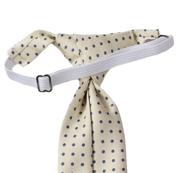 Corbata Niño Amarilla Lunares