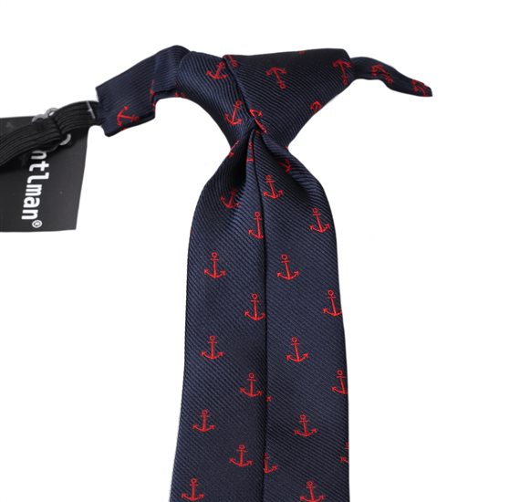 Corbata Niño Anclas Rojas Comunión