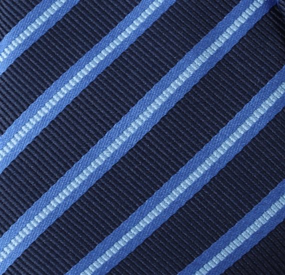 Corbata Niño Azul Rayas