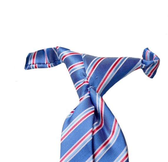 Corbata Niño Azul Rayas