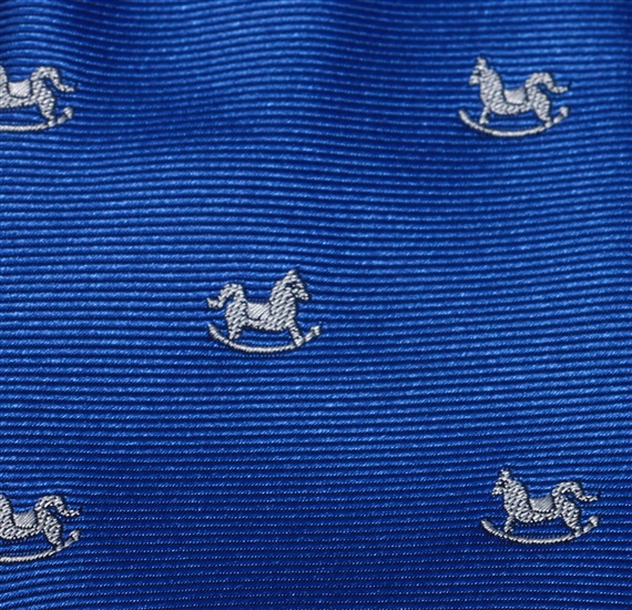 Corbata Niño Azulón Caballitos