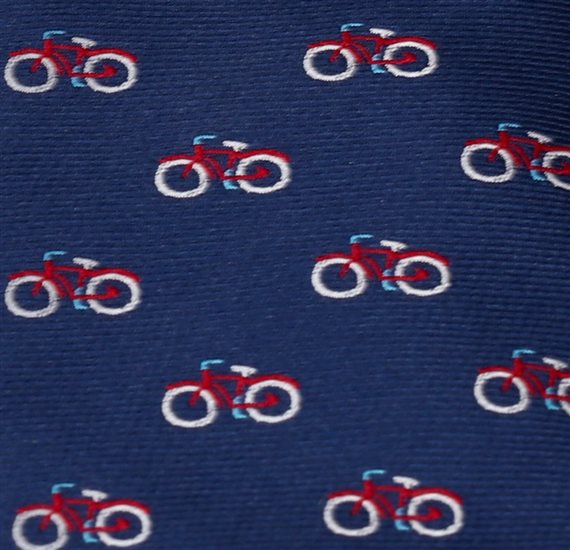 Corbata Niño Bicicletas Tejido