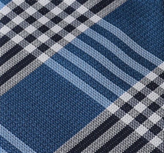 Corbata Niño Cuadros Negro y Azul