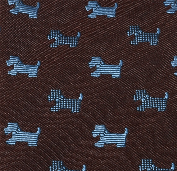 Corbata Niño Marrón Schnauzer