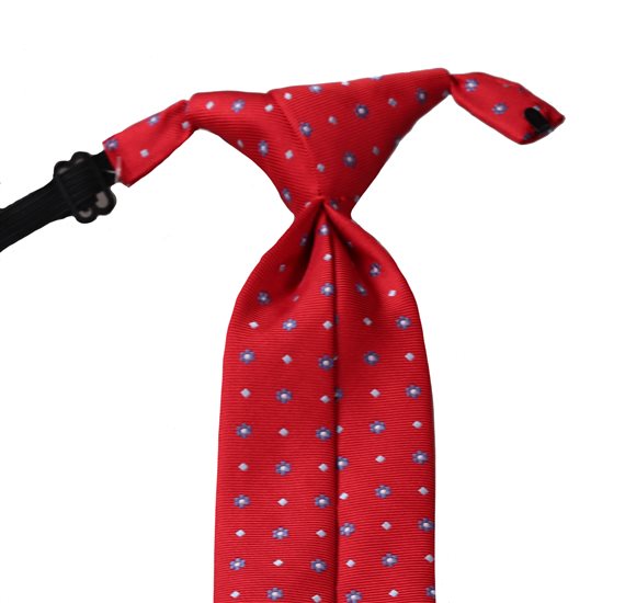 Corbata Niño Roja Flores