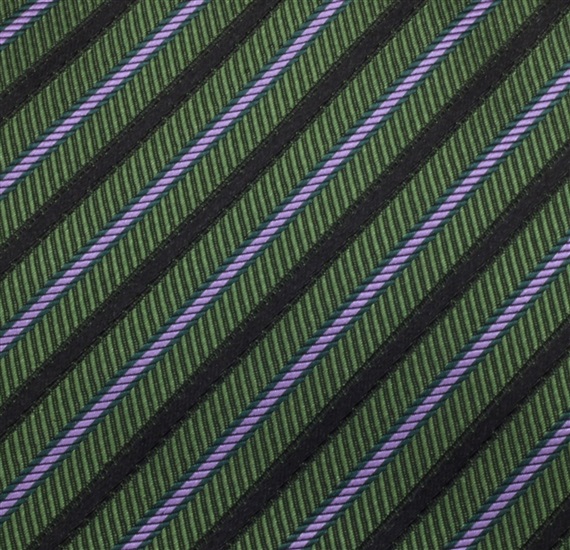Corbata Rayas Verdes Siena 46