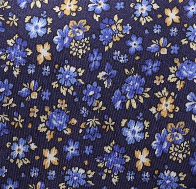 Corbata Seda Flores Liberty