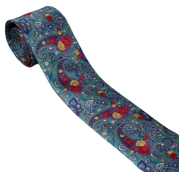 Corbata Seda Paisley
