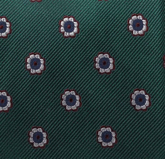 Corbata Verde Estilo Italiano