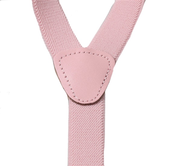 Cruce de piel tirante elástico de bebé rosa