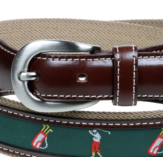 Hebilla cinturón Golf verde oscuro