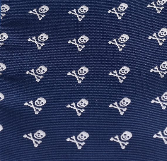 Pajarita y Pañuelo Calaveras Tejido