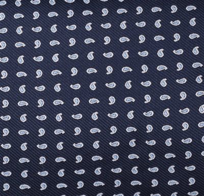 Pañuelo Bolsillo Paisley Azul