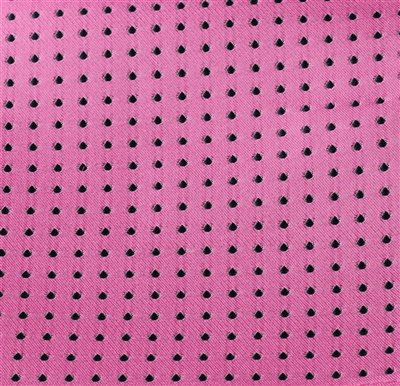 Pañuelo bolsillo Seda Rosa con Lunares
