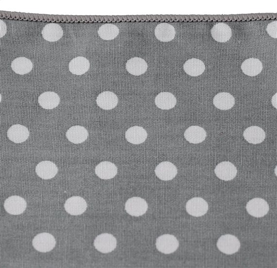 Pañuelo de Bolsillo Gris Lunares Estilo Andaluz