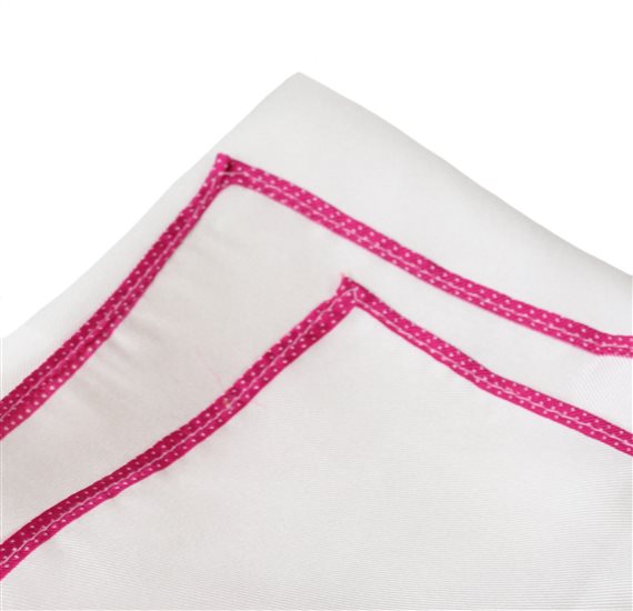 Pañuelo Seda Blanco