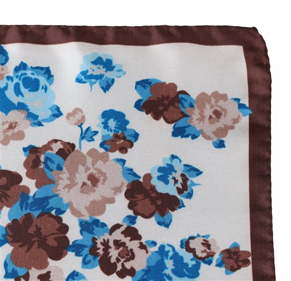Pañuelo Seda Flores