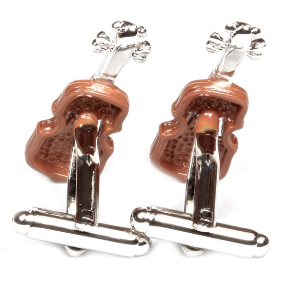 Revés Gemelos violín marrón