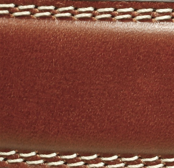 TEJIDO CINTURON PIEL MARRON