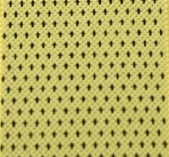 Tirante amarillo con motas negras  Tejido