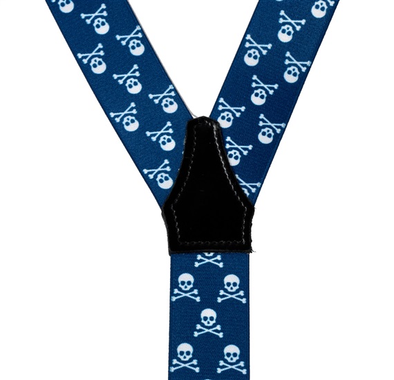 Tirante azul con calaveras  Cruce