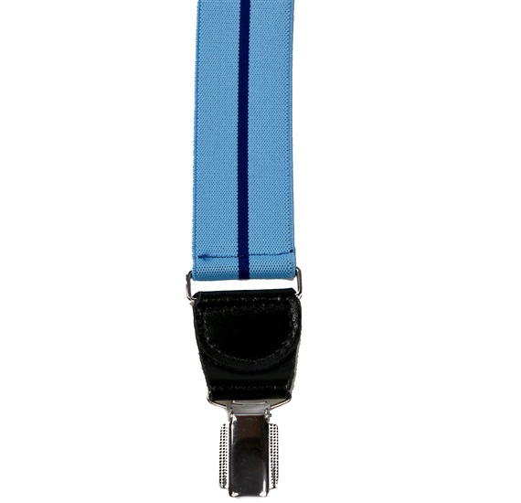 Tirante azul raya azul marino  Pinza trasera