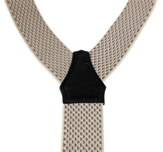 Tirante beige rombos XXL  Cruce