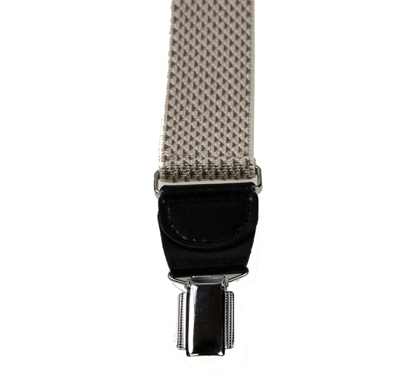 Tirante beige rombos XXL  Pinza trasera