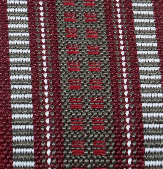 Tirante elástico jacquard burdeos  Tejido - Pisa 70