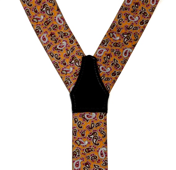 Tirante naranja cachemir  Cruce