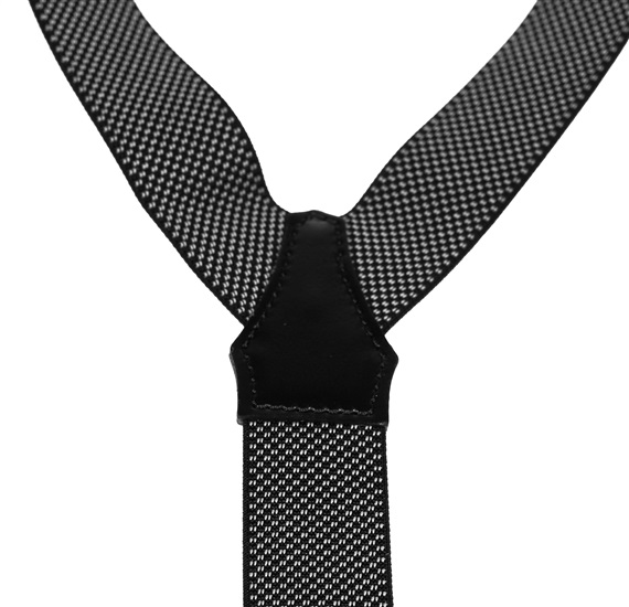 Tirante negro con motas blancas  Cruce