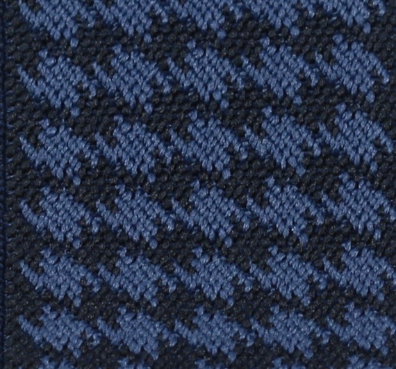Tirante 'pata de gallo' azul marino  Tejido
