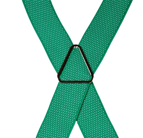 Tirante verde con motas blancas  Cruce