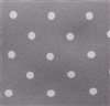 Corbata Cadete Seda Gris Lunares