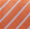 Corbata Naranja Rayas